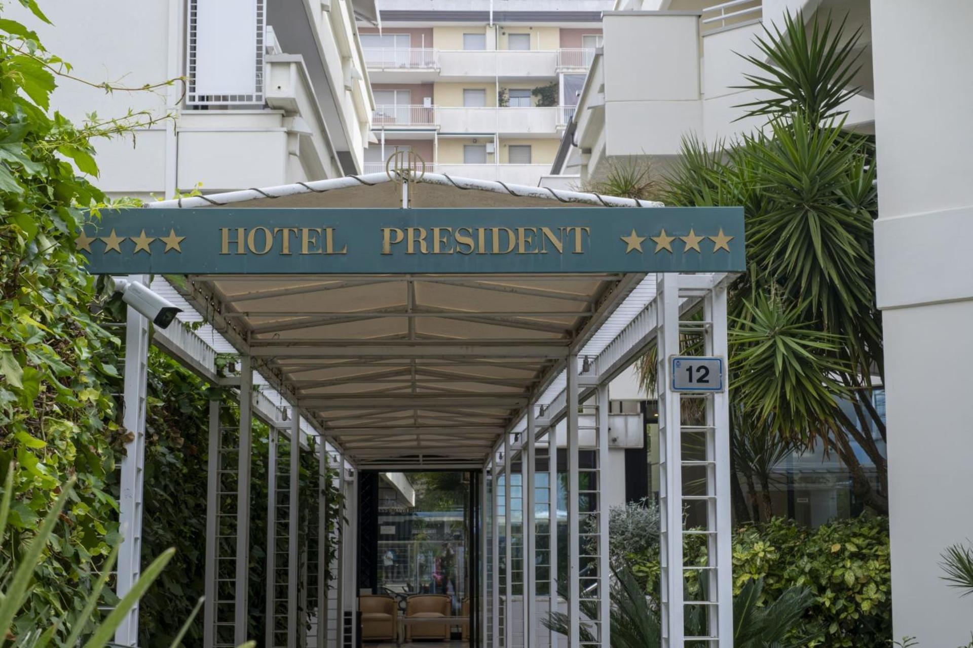 Hotel President Riccione Exterior foto